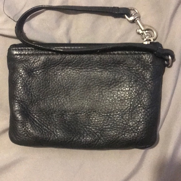 Black Coach Wristlet - Picture 3 of 5